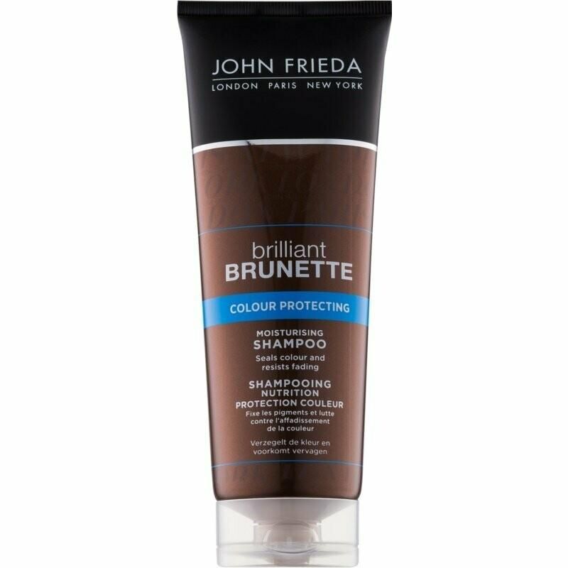 John Frieda Brilliant Brunette Colour Protecting Moisturising Shampoo 250Ml