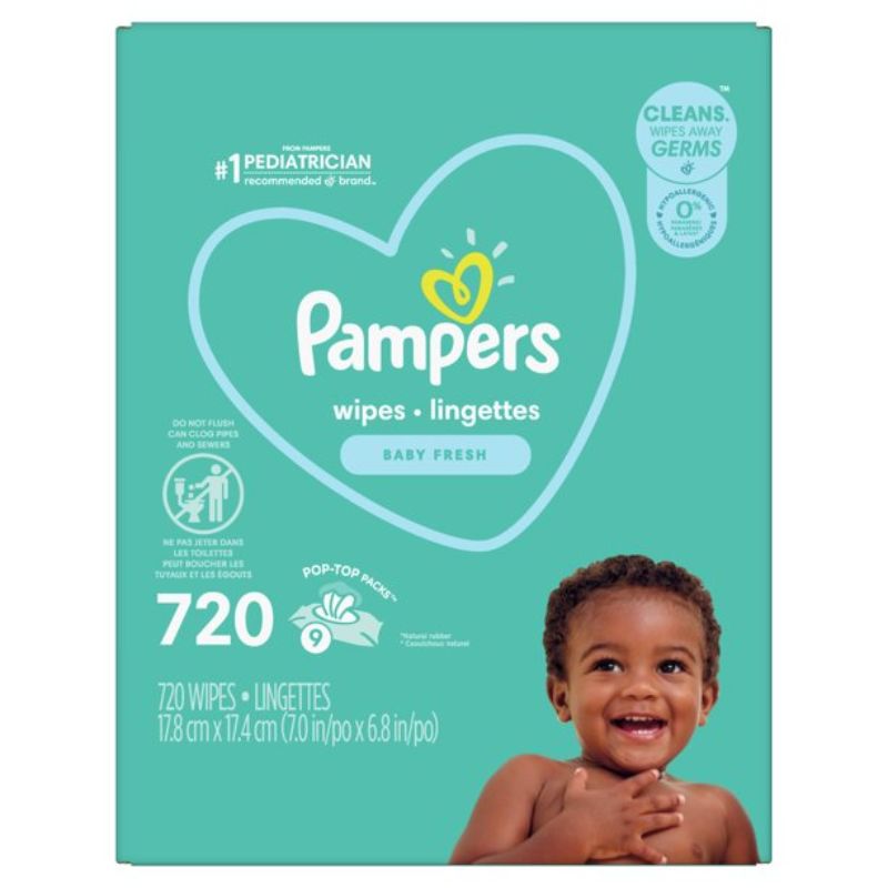 Pampers Baby Wipes Fresh Clean Baby Scent