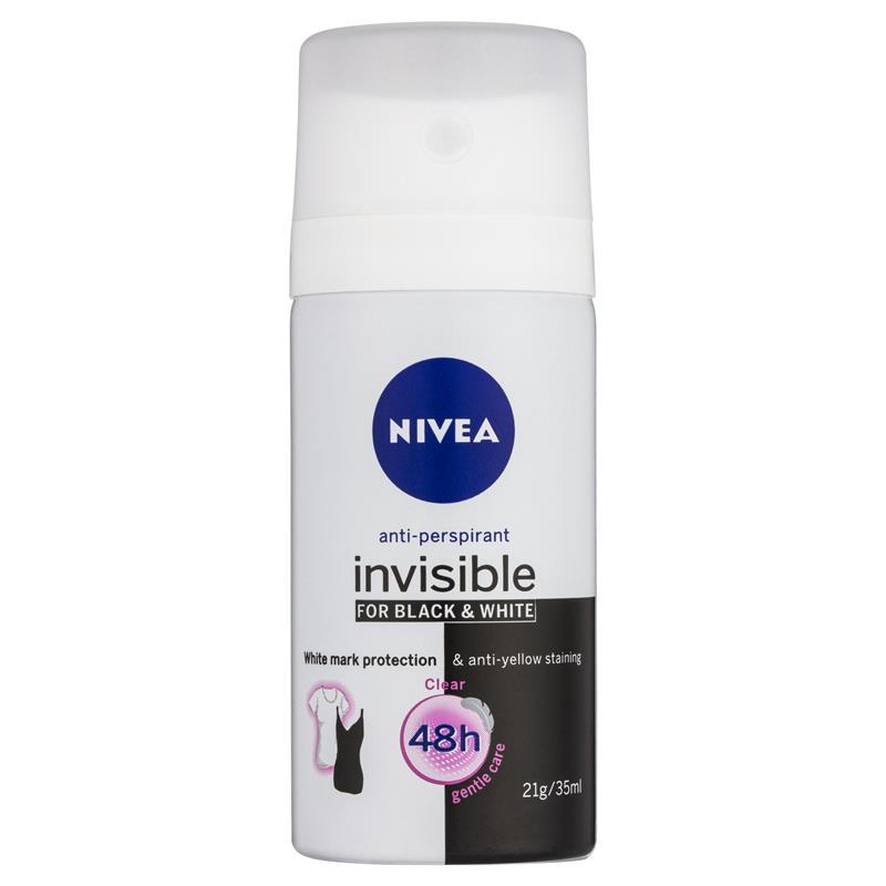 Nivea Deo Invisible Black & White Clear Spray For Women Travel Size
