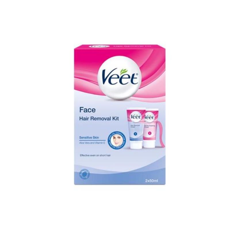 Veet Face Hair Sensitive Skin Removal Kit 50Ml 2S