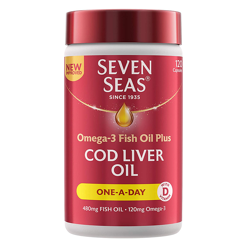 Seven Seas Cod Liver Oil One-A-Day Capsules 120S