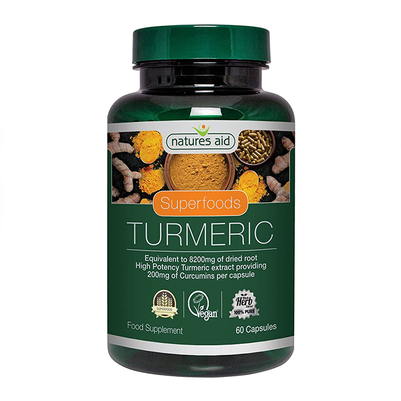 Natures Aid Turmeric 8200Mg X60