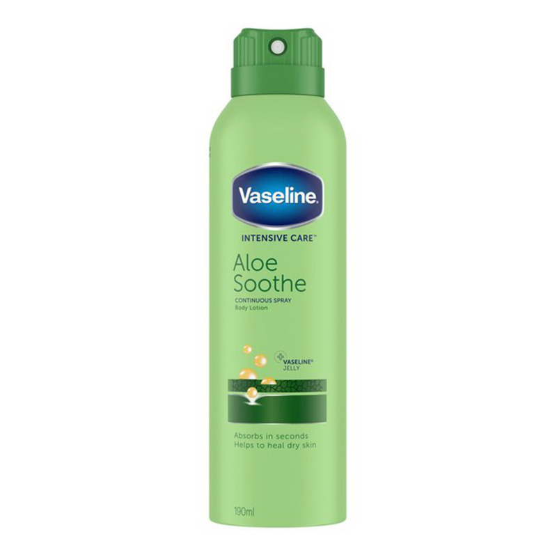 Vaseline Spray Moisturiser Aloe Soothe 190Ml