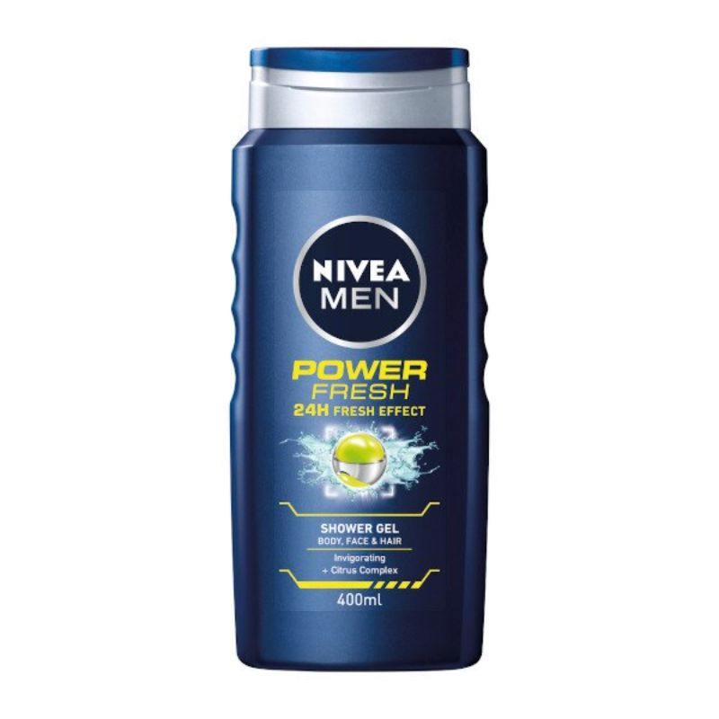 Nivea Men Powder Fresh Shower Gel 400Ml