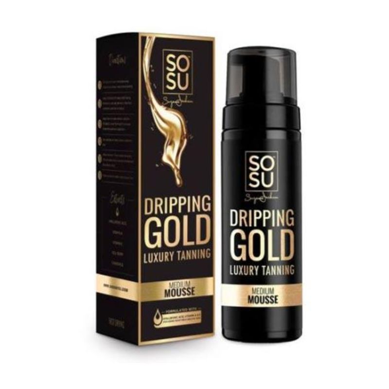 SOSU Dripping Gold Luxury Tanning Mousse Medium