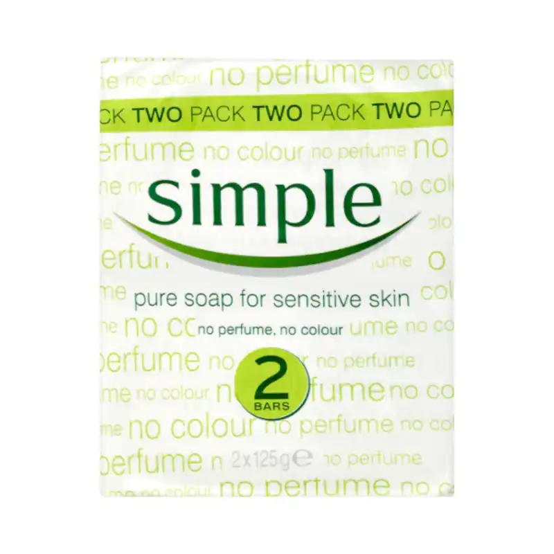 Simple Pure Soap Twin Pack  125G