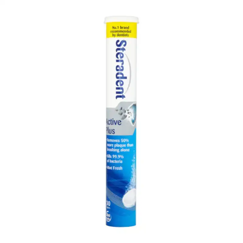 Steradent Active Plus Tablets 30S