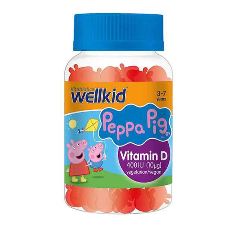 Vitabiotics Wellkid Peppa Pig Vitamin D3 Pastilles 30S