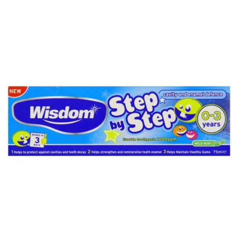 Wlsdom Step By Step 0-3 Years Toothpaste