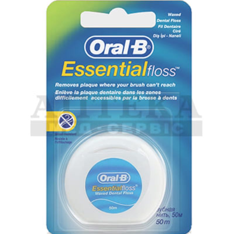 Oral B Essental Floss 50M Regular