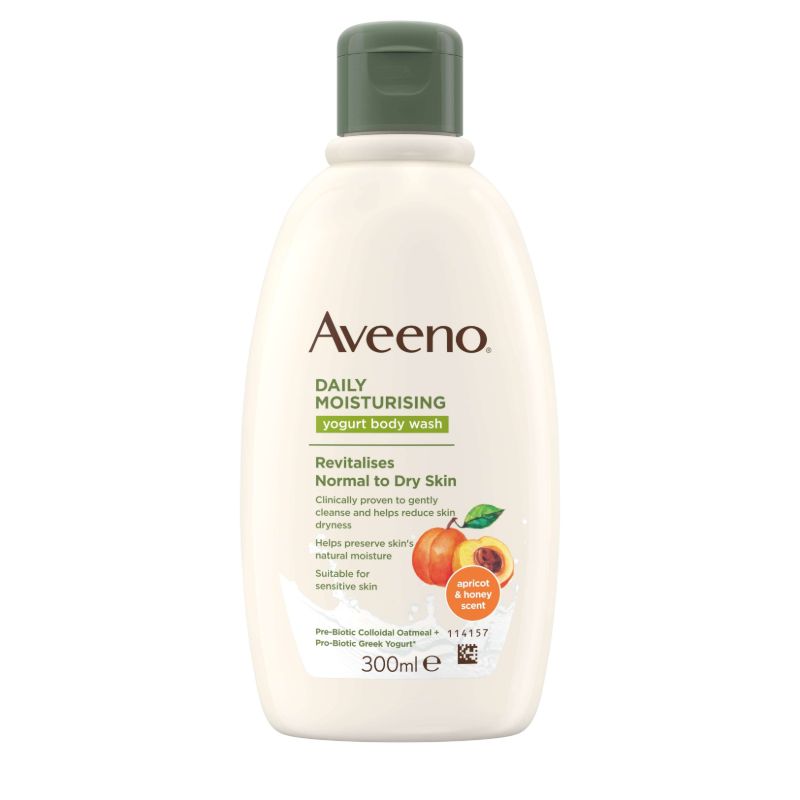 Aveeno Yogurt Bodywash Apricot & Honey 300Ml