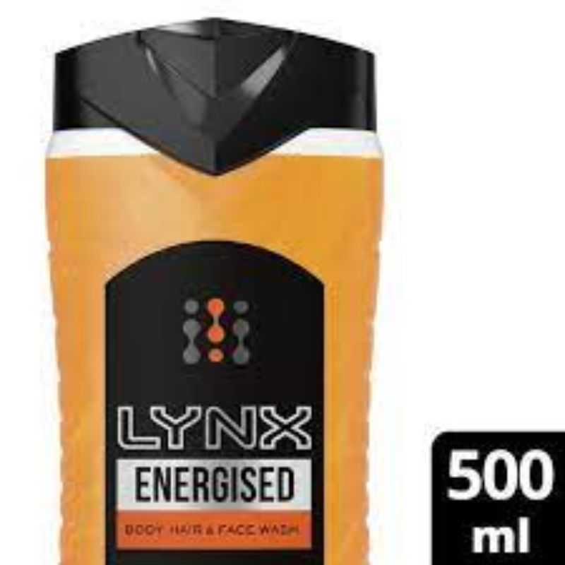 Lynx Energised Shower Gel 500Ml