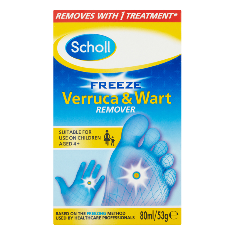 Scholl Verruca & Wart Freeze Spray 80Ml