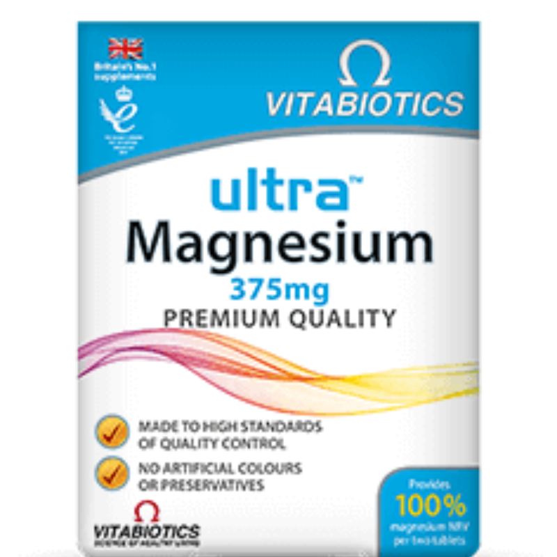 Vitabiotics Ultra 375Mg Magnesium Tablets 60S