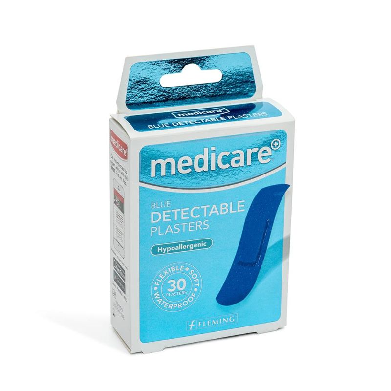 Medicare Blue Detectable Plasters 30S