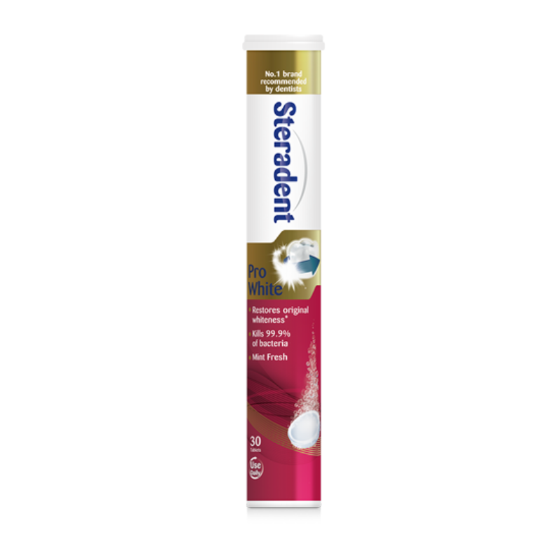 Steradent Tablets Pro-White 30S