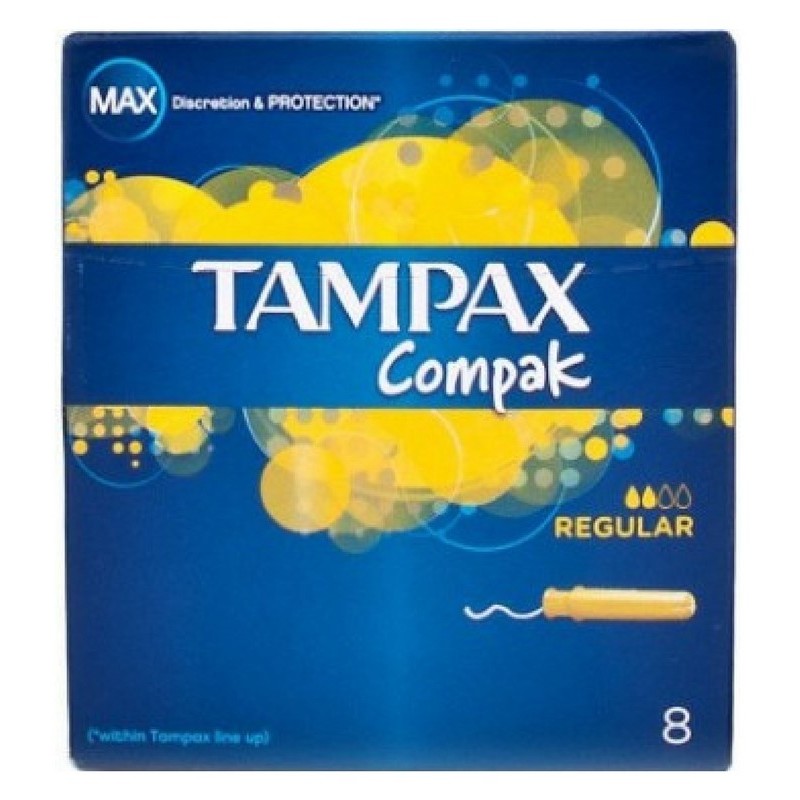 Tampax Compak Regular Yellow 18S