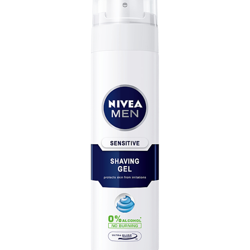 Nivea Men Sensitive Shaving Gel 200Ml