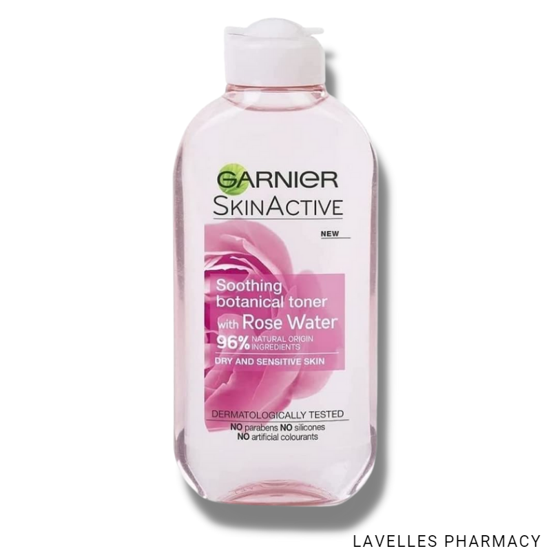 Garnier SkinActive Natural Rose Water Toner Sensitive Skin 200ml