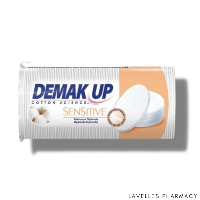 Demak’Up Sensitive Oval Cotton Pads 48 Pack