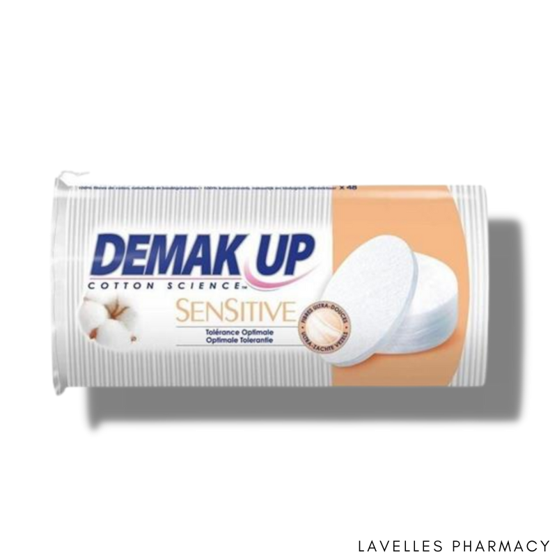 Demak’Up Sensitive Round Cotton Pads & 20% Extra Free 72 Pack