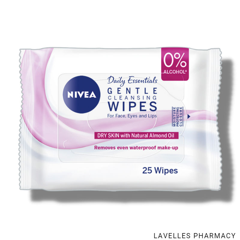 Nivea Gentle Facial Cleansing Wipes 25 Pack