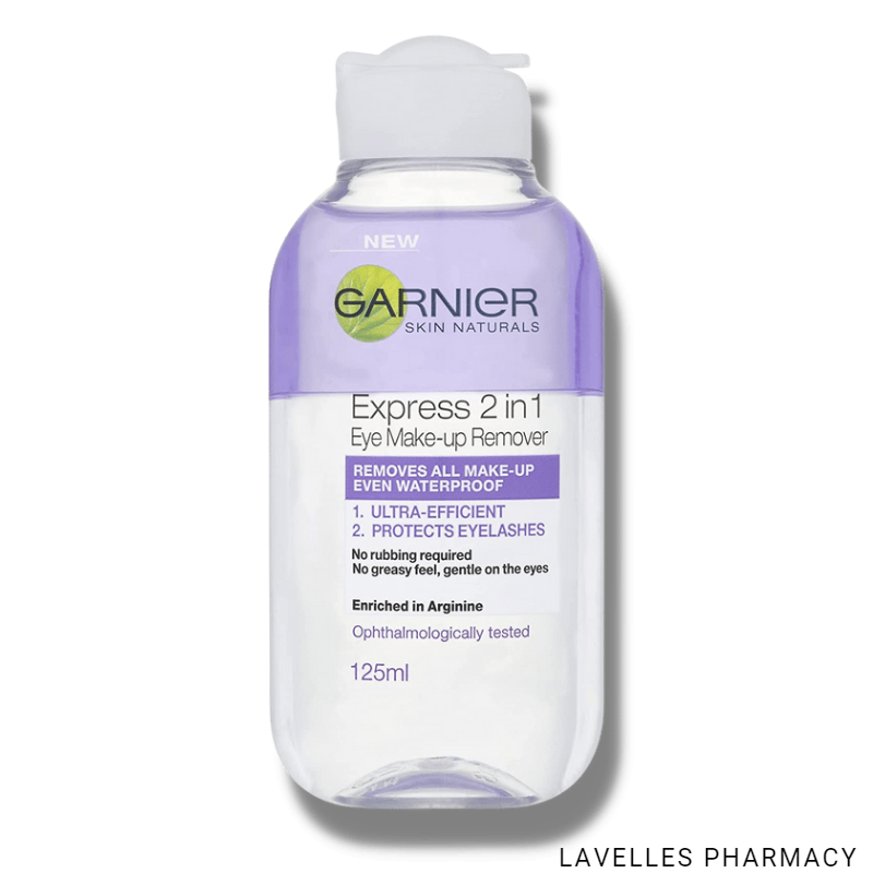 Garnier Skin Naturals Express 2 In1 Eye Makeup Remover 125ml