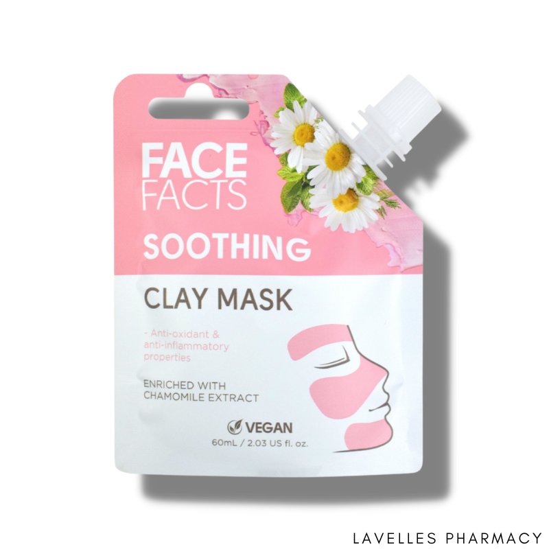 Face Facts Soothing Chamomile Whipped Kaolin Clay Face Mask 60ml