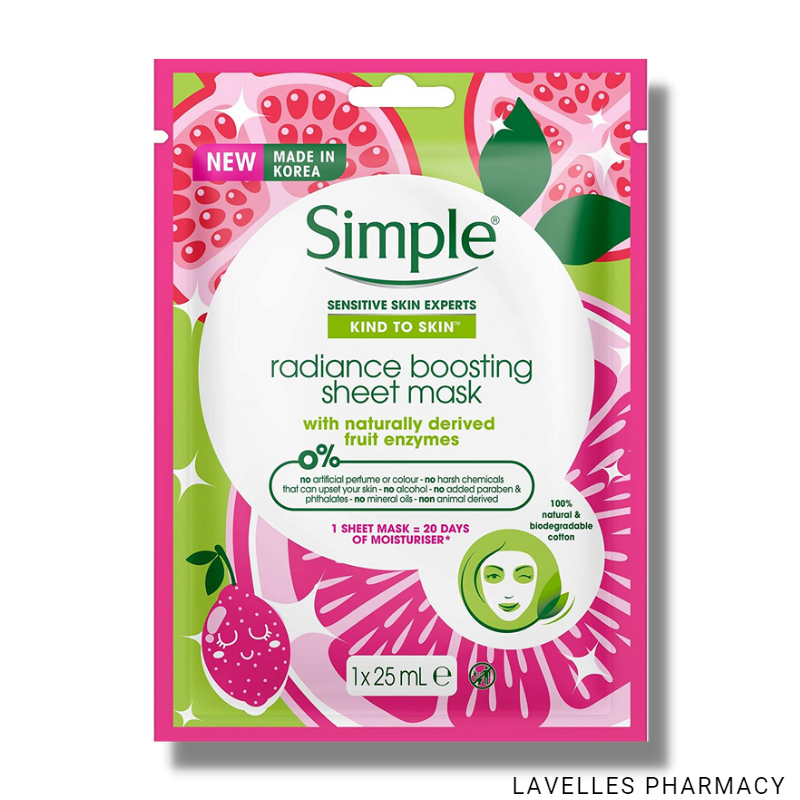 Simple Radiance Boosting Sheet Mask