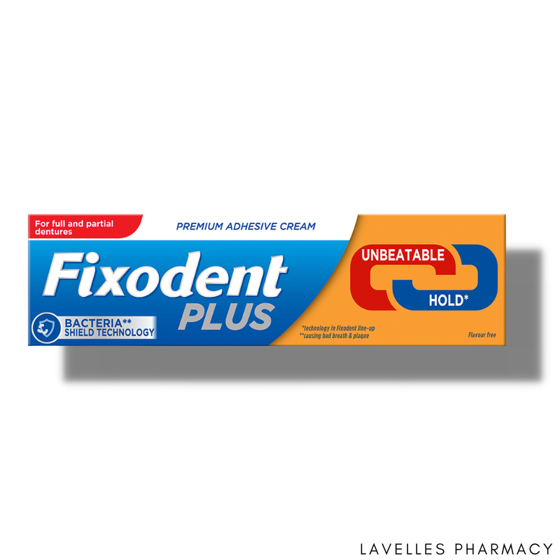 Fixodent Plus Premium Best Hold Denture Adhesive 40g