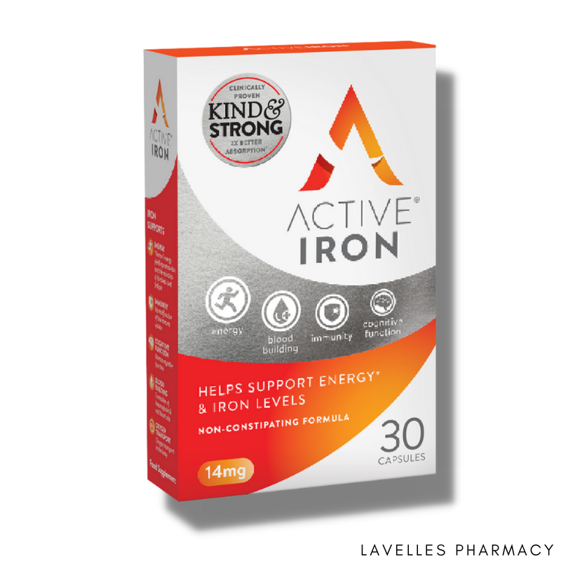 Active Iron 14mg Capsules 30 Pack