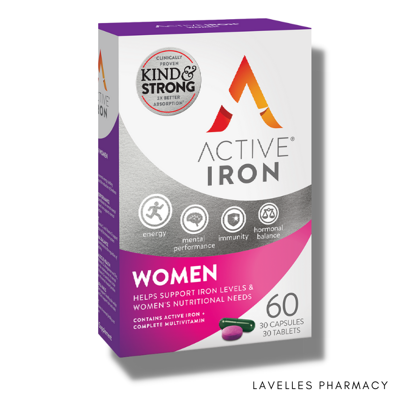 Active Iron & Multivitamin For Women Capsules 60 Pack