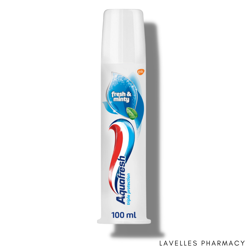 Aquafresh Triple Protection Fresh & Minty Pump Toothpaste 100ml