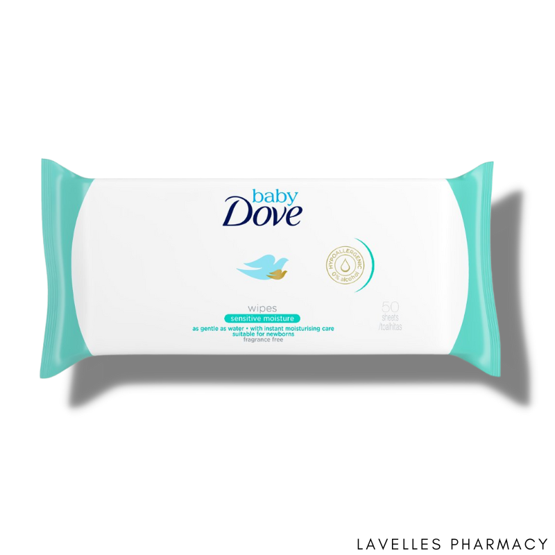 Dove Baby Sensitive Moisture Wipes 50 Pack