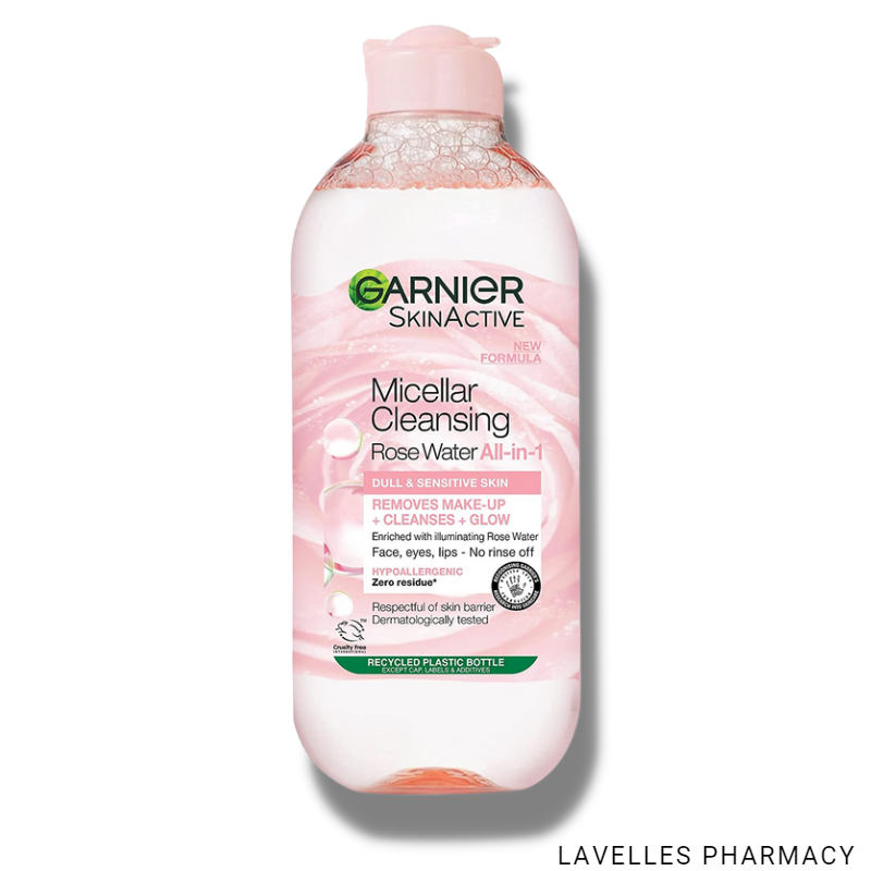 Garnier SkinActive Micellar Rose Glow Cleansing Water 400ml