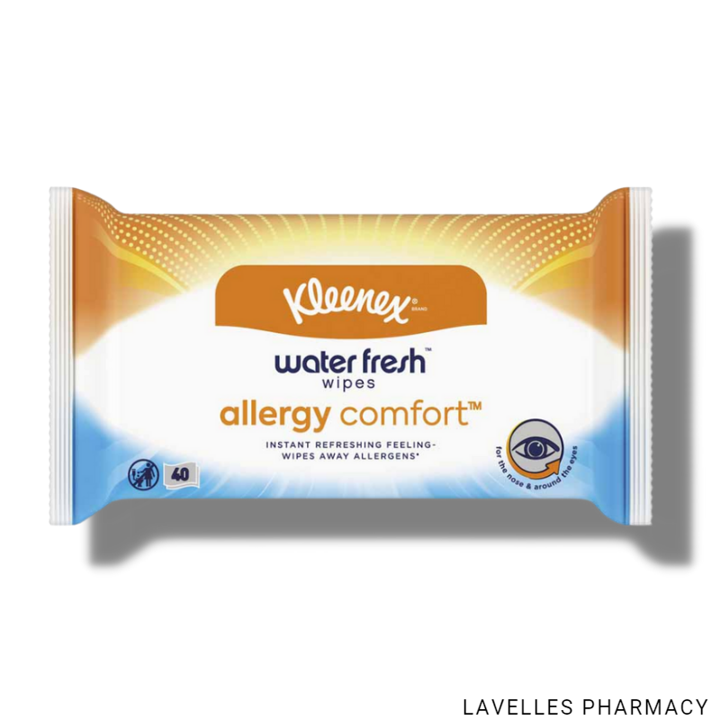 Kleenex Allergy Comfort Water Fresh Wet Wipes 40 Pack