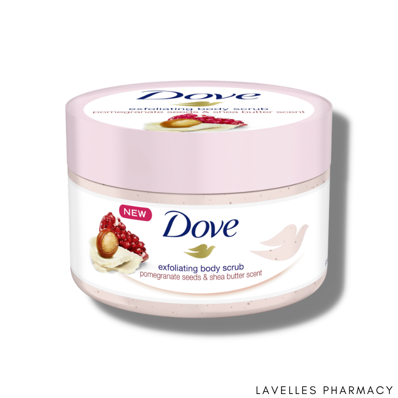 Dove Pomegranate Seeds & Shea Butter Body Scrub 225ml