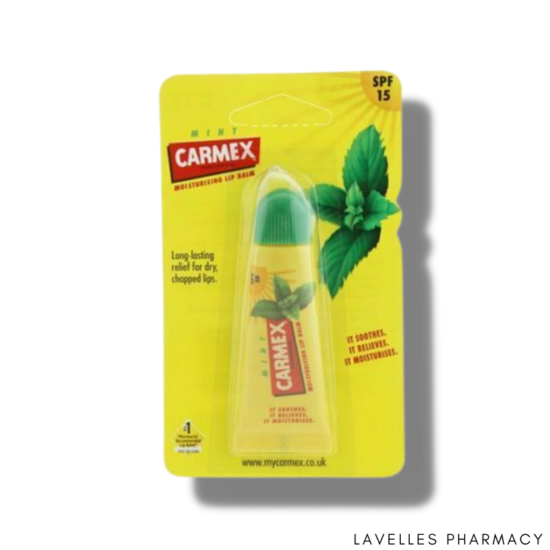 Carmex Mint Lip Balm Tube SPF15 10G