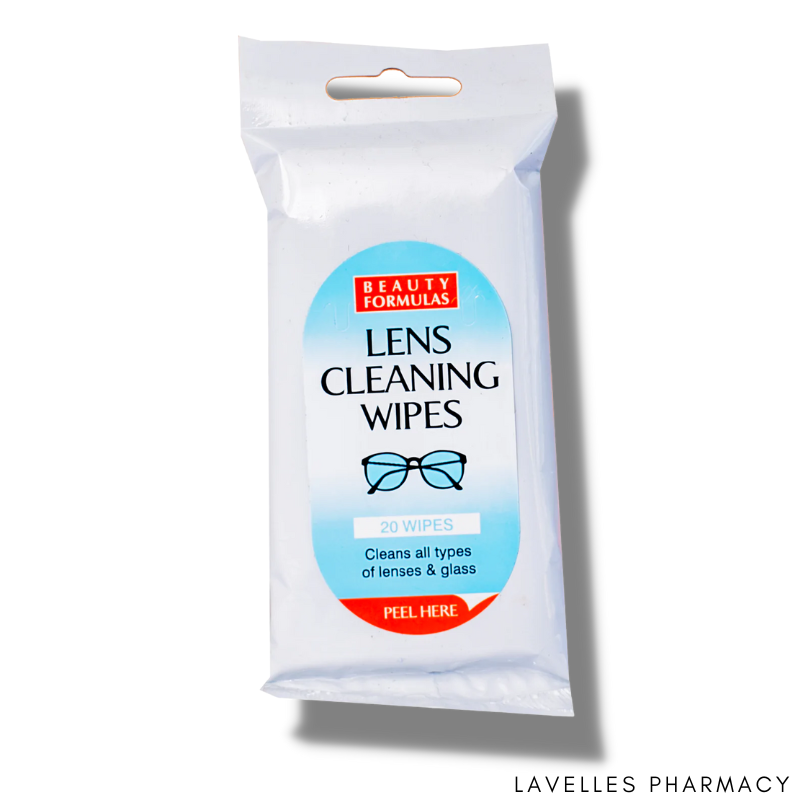 Beauty Formula Lens Cleaning Wipes 20 Pack