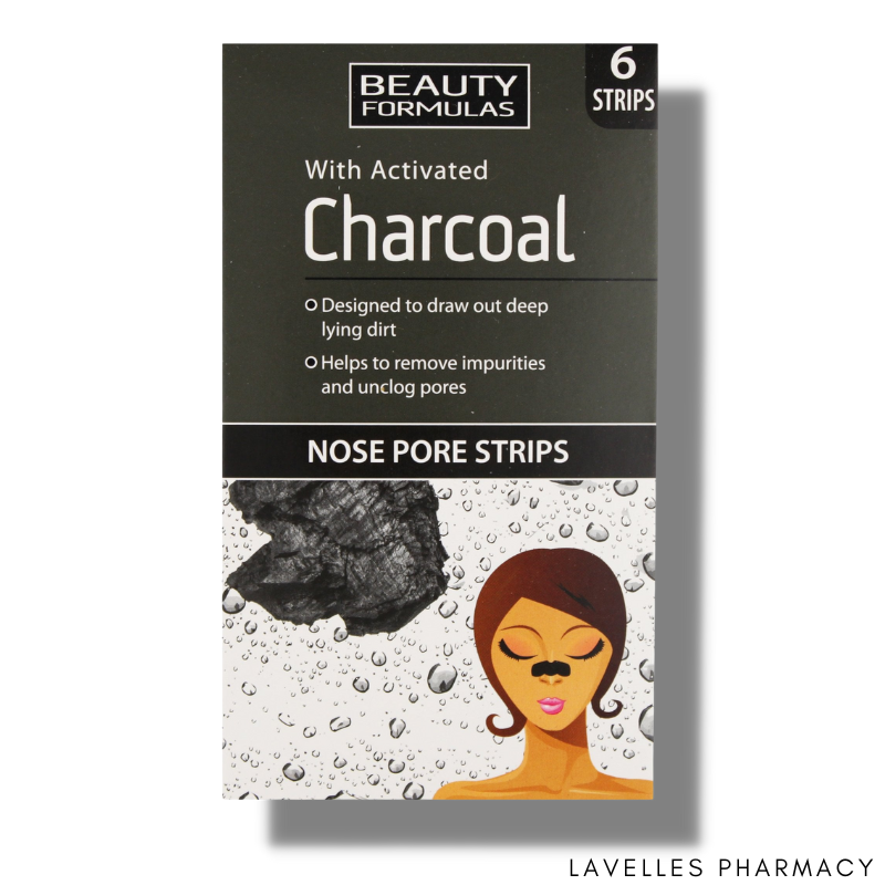 Beauty Formulas Charcoal Nose Strips 6 Pack