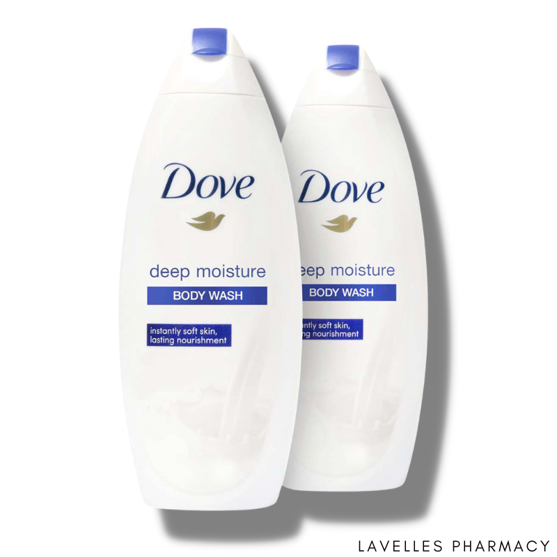 Dove Deeply Nourishing Body Wash Twin Pack 500ml