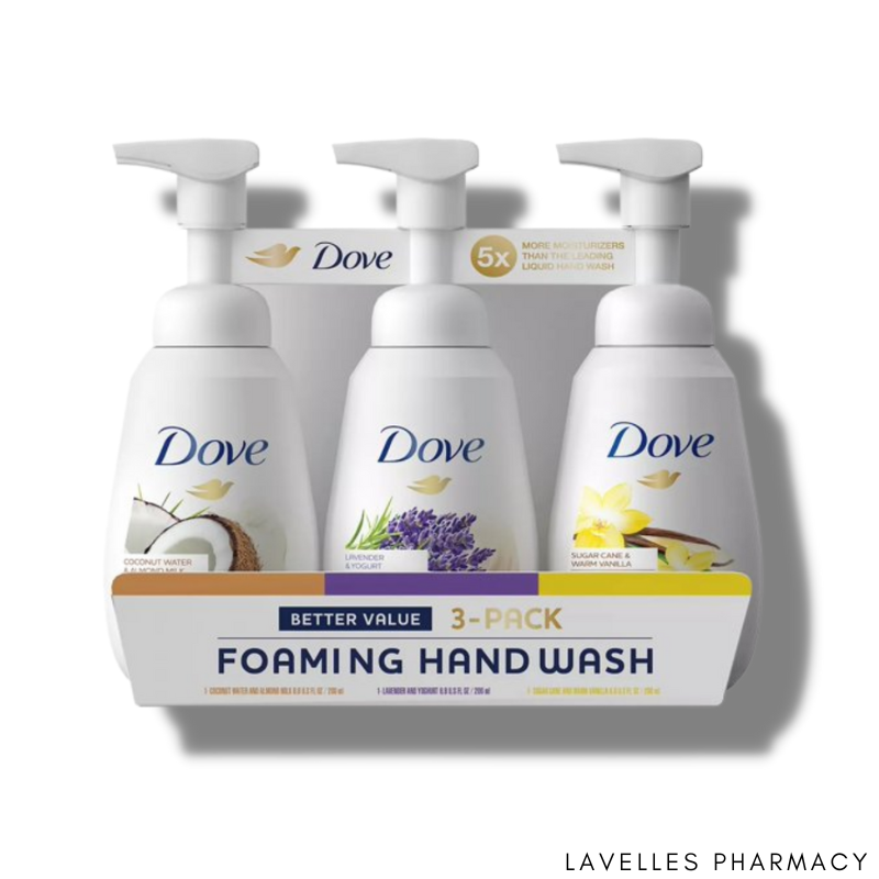 Dove Foaming Hand Wash Variety Pack 3x200ml