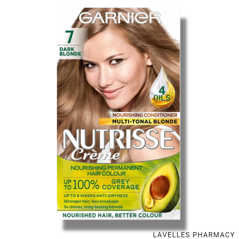 Garnier Nutrisse Permanent Hair Colour ‘7 Dark Blonde’