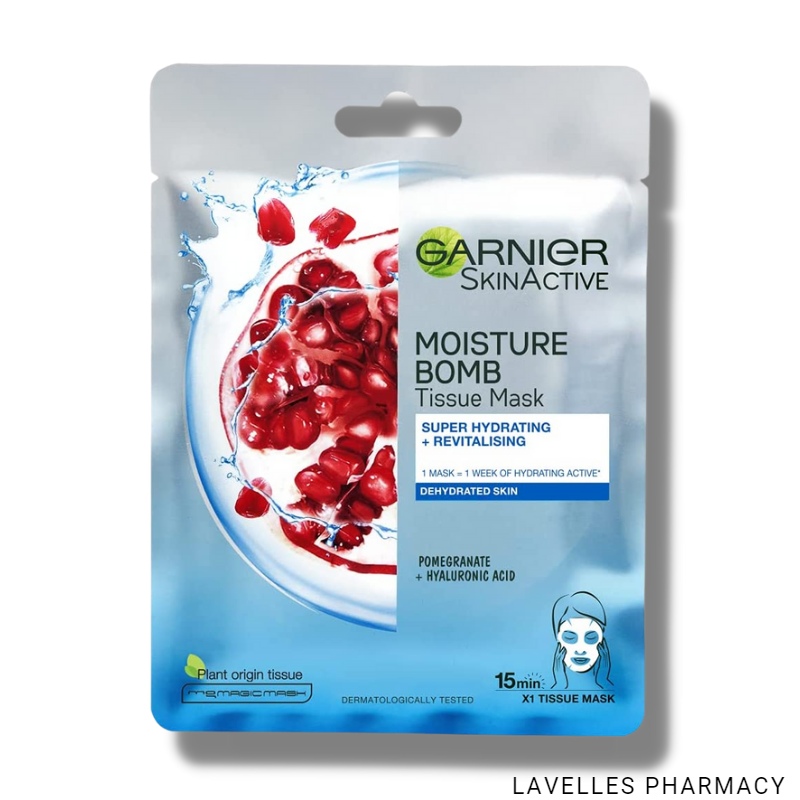 Garnier SkinActive Moisture Bomb Pomegranate Hydrating Sheet Mask