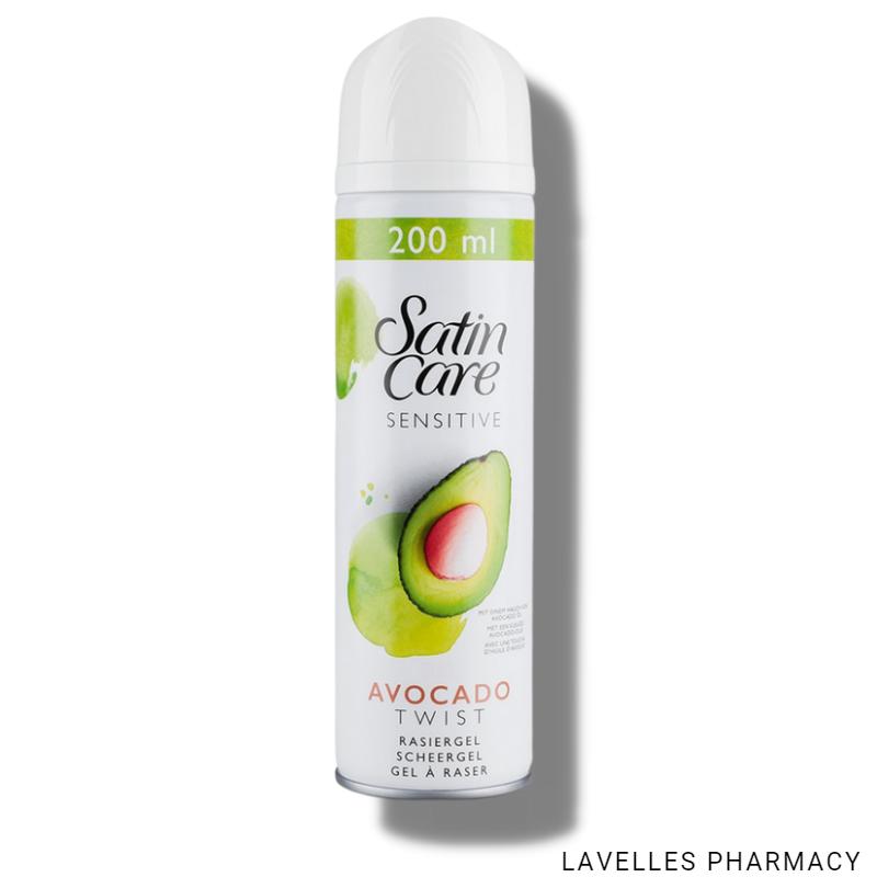 Gillette Venus Satin Care Sensitive Shaving Gel With Avocado 200ml
