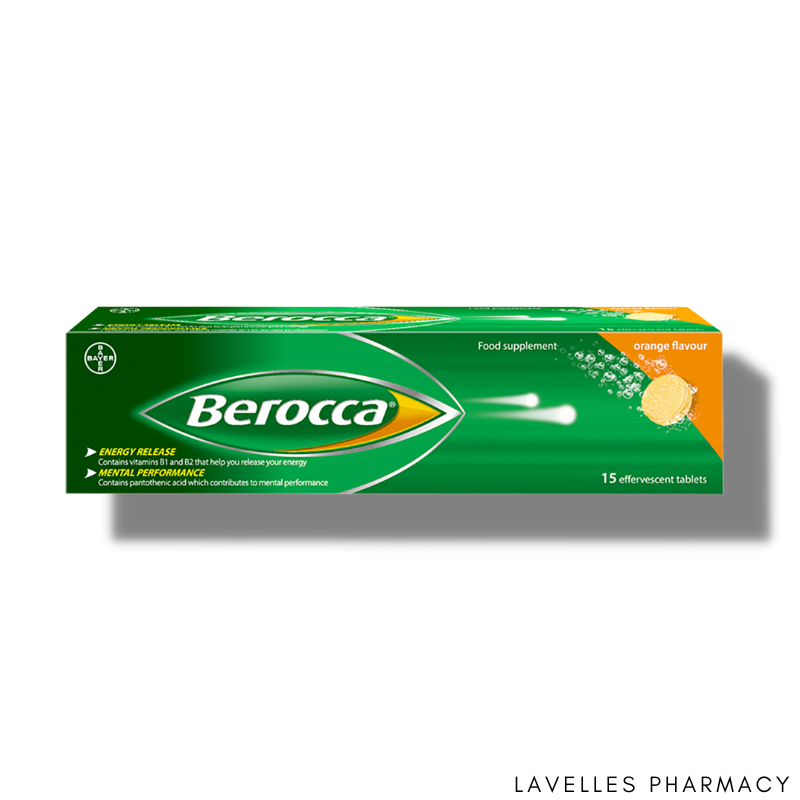 Berocca Orange Effervescent Tablets