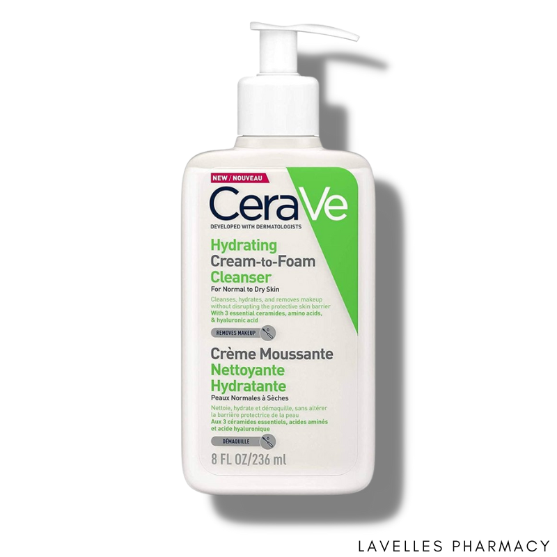 CeraVe Cream To Foam Hydrating Cleanser 236ml