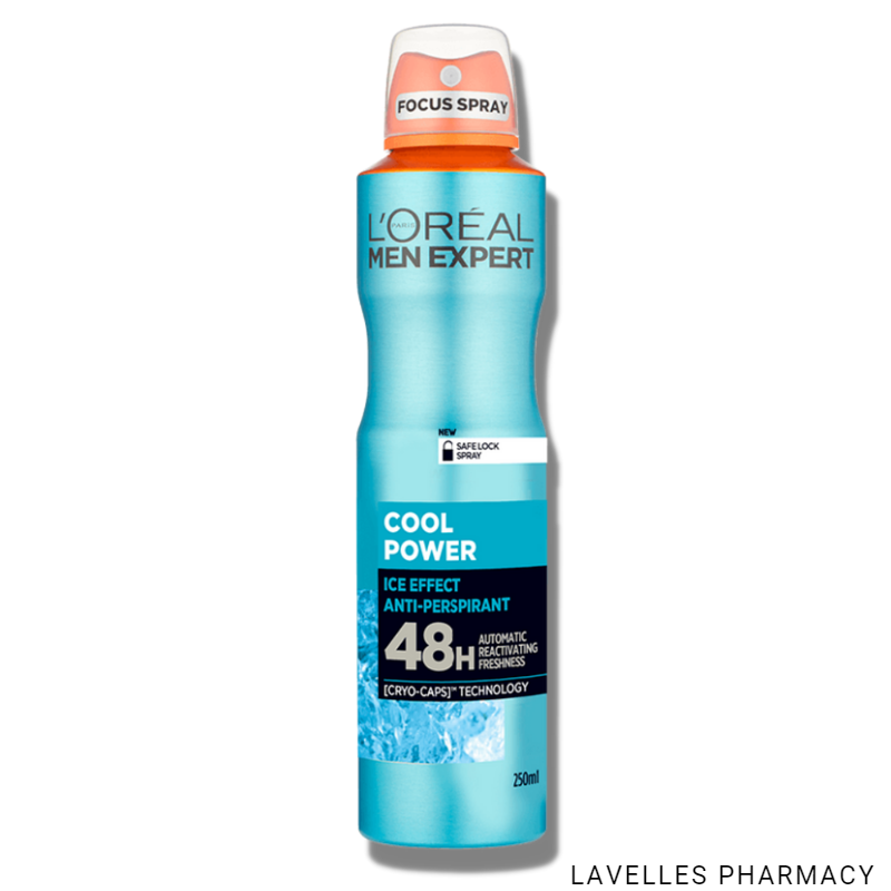L’Oréal Paris Men Expert Cool Power 48h Anti-Perspirant Deodorant Spray 150ml