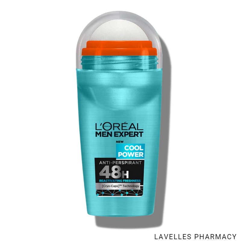 L’Oréal Paris Men Expert Cool Power 48H Anti-Perspirant Deodorant Roll On 50ml