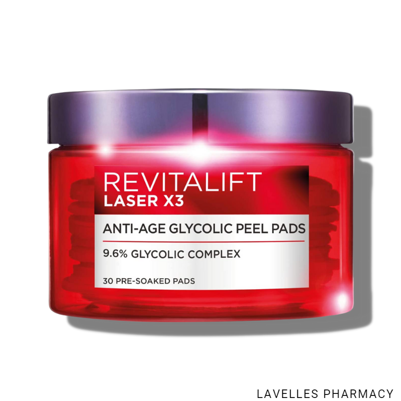 L’Oréal Paris Revitalift Laser Renew Anti Ageing Glycolic Peel Pads 50ml